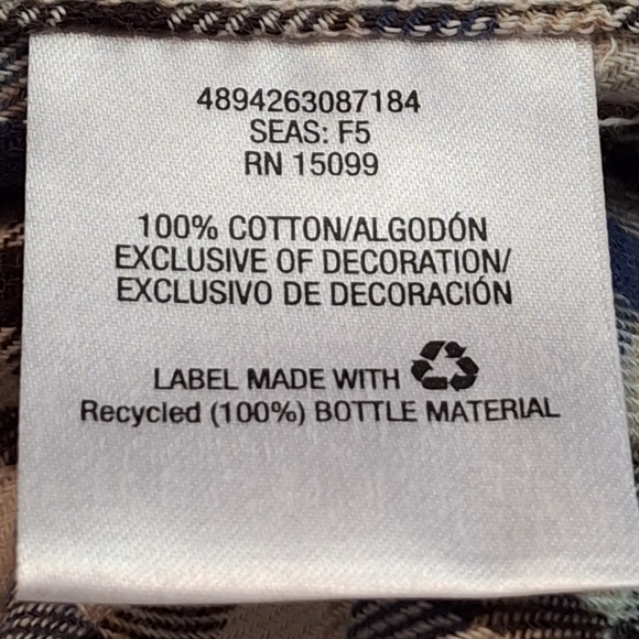 Outdoor Life Flannel Grey Brown Plaid Button-Down Long Sleeve Shirt  Men Size XL - Picture 15 of 16